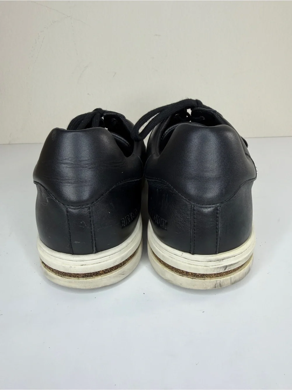 Birkenstock Bend Low Black Leather Sneakers Men Size EU 44 US 11 Made In Germany